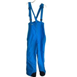 Columbia Blue Snow Bib Overalls Women’s Size XL Ski Pants
